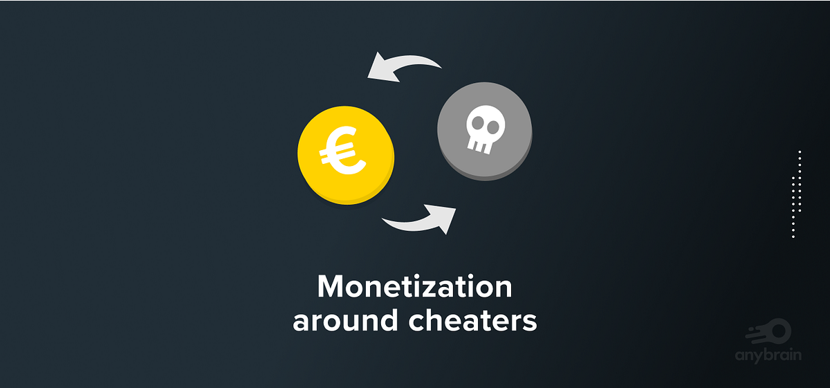 Monetization around cheaters